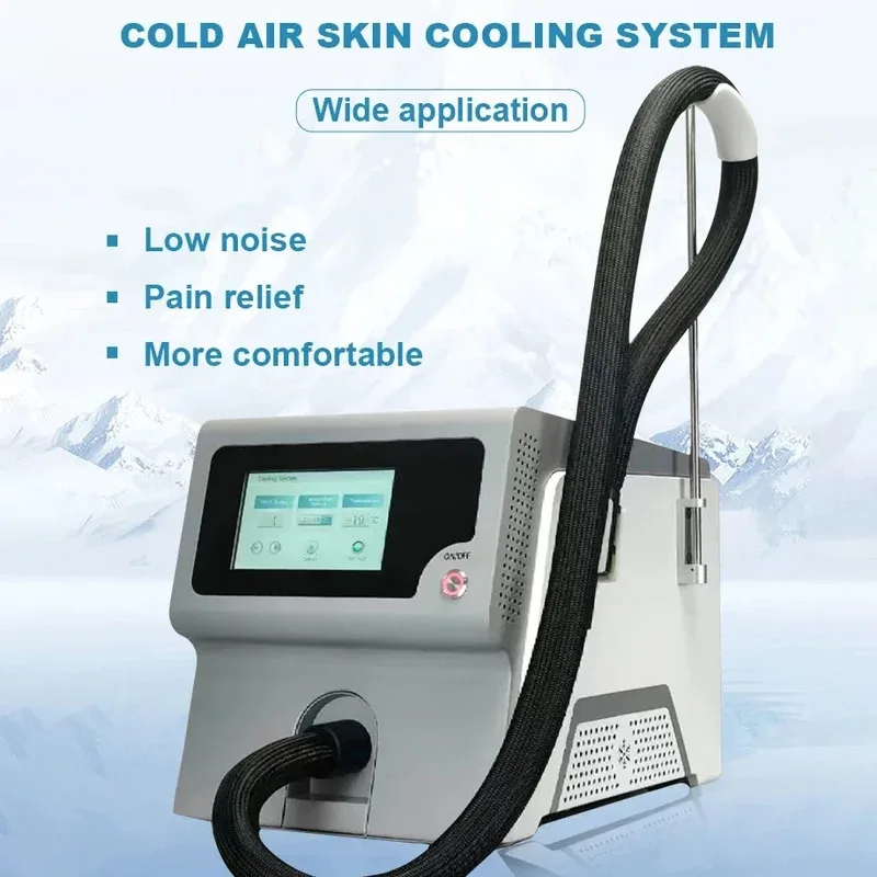 Portable Air Machine with Zimmer Cool Cryo Cooling System for Laser Treatment Pico Laser Machine Air Skin Cooler Painless Device