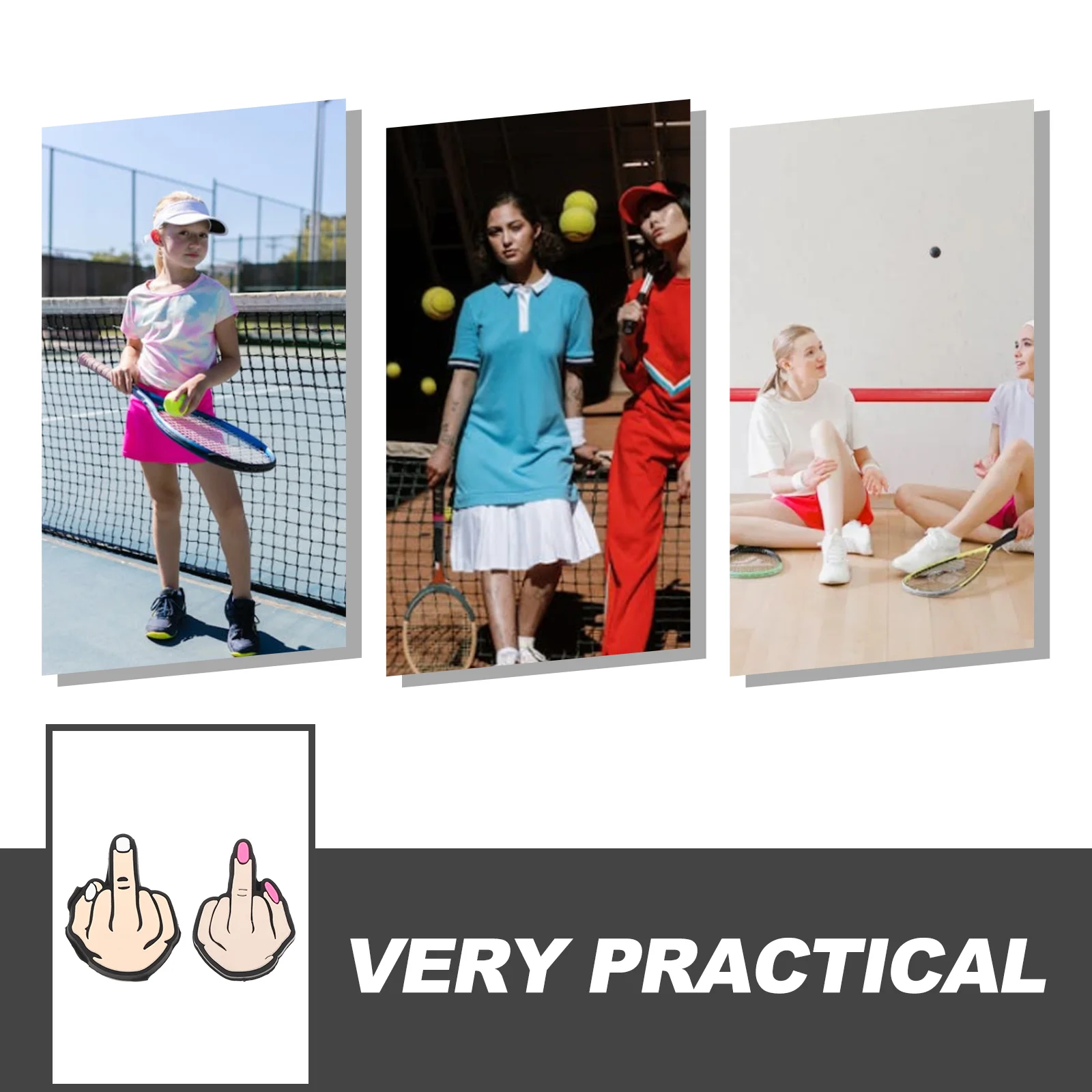 4 Pcs Tennis Racket Shock Absorber Shocks Balls Small Dampener Shocking Silicone Damper Accessories Piece Set