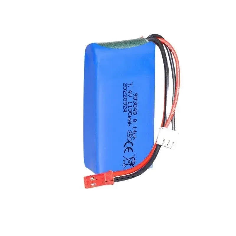 [NEW]  7.4V 1100mAh Lithium Battery 903048 for V353 A949 A959 A969 A979 K929 RC Car Model Replacement Battery