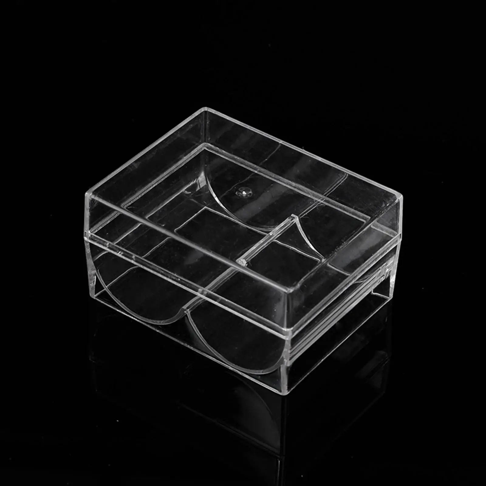 

Acrylic Chips Tray Holds 40 Chips Container Chips Rack Carrier for Party Wedding Game