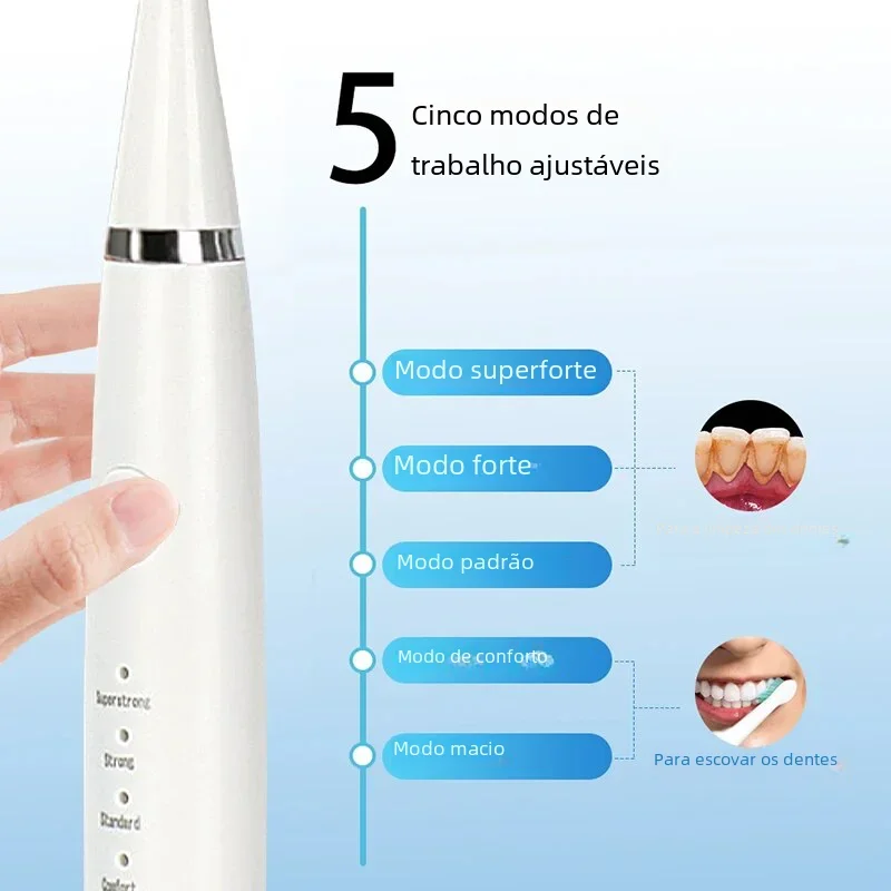 Electric Sonic Tooth Stain Remove Ultrasonic Dental Scaler Teeth Tartar Stain Tooth Calculus Remover Electric Sonic Teeth Plaque