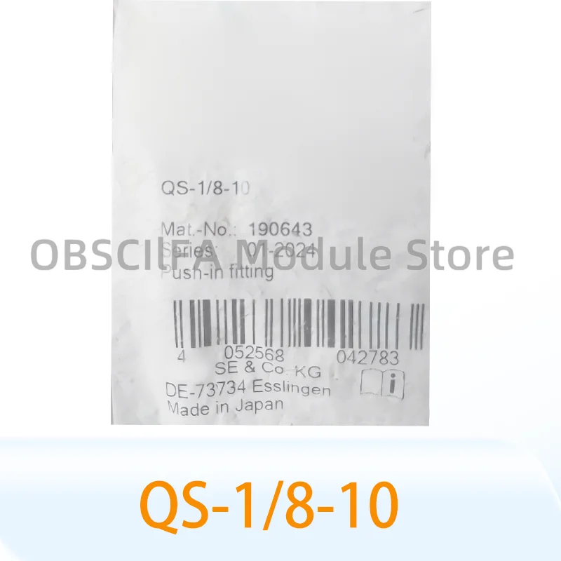 Brand New QS-1/8-10…