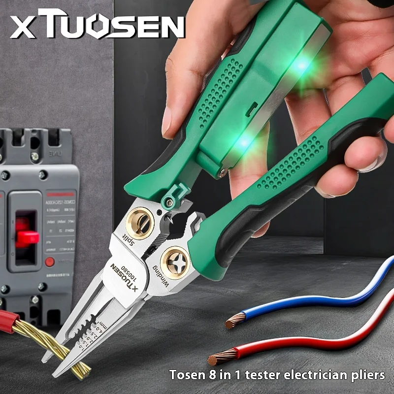 

Toson Wire Stripper Electrician Tool Multi-function Electrical Tester