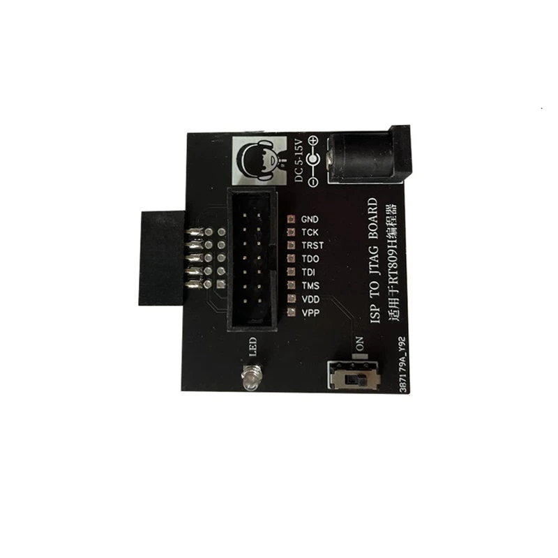 ISP TO JTAG BOARD สำหรับ RT809H โปรแกรมเมอร์ MCU TMS320F28035 eMMC ISP BOARD อะไหล่สีดำสำหรับอินเวอร์เตอร์เครื่องปรับอากาศ