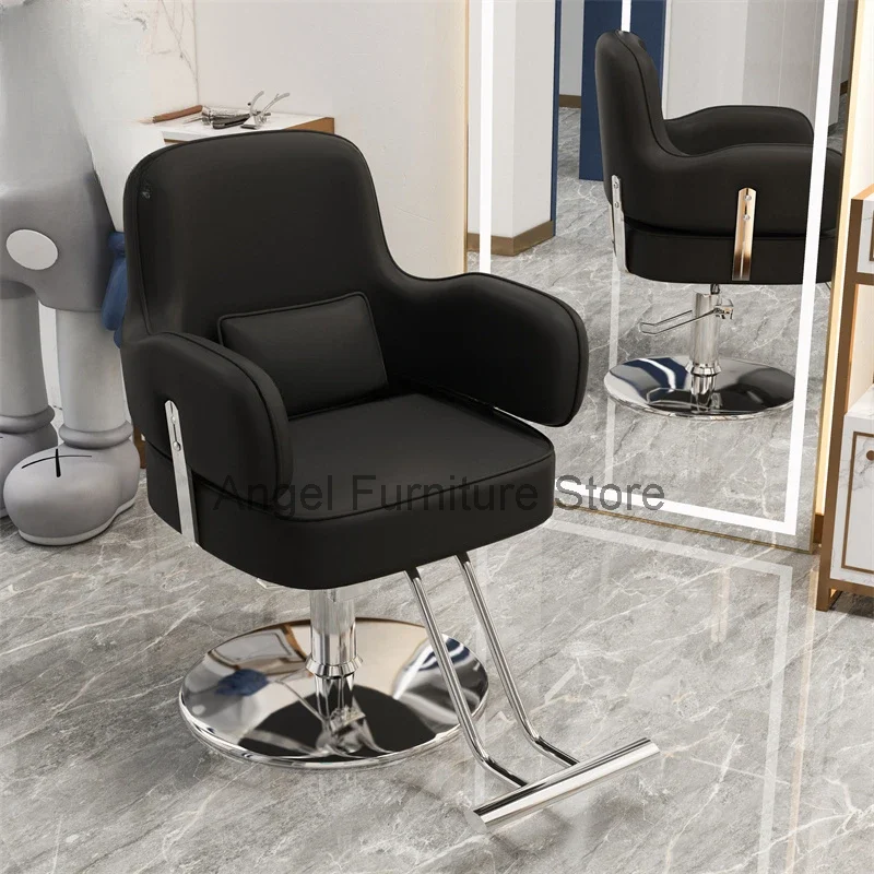 

Luxury Equipment Barber Chairs Rolling Manicure Barber Chairs Lash Aesthetic Cadeira Cabeleireiro Commercial Furniture YQ50BC