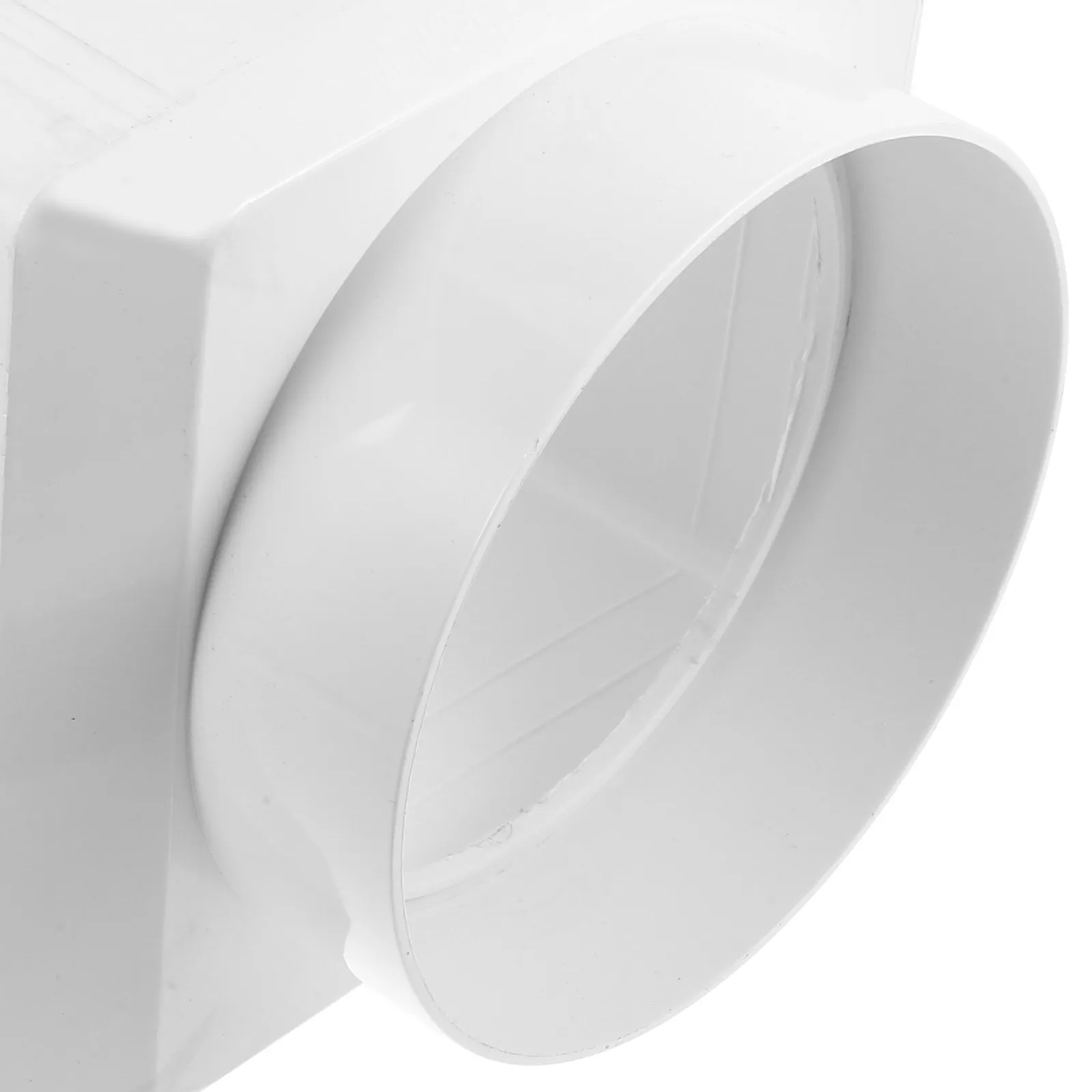 Rainwater PVC Downspout Connector Adapter for Villa Roof Drainage Efficient Transition Part Protection from Water Damage