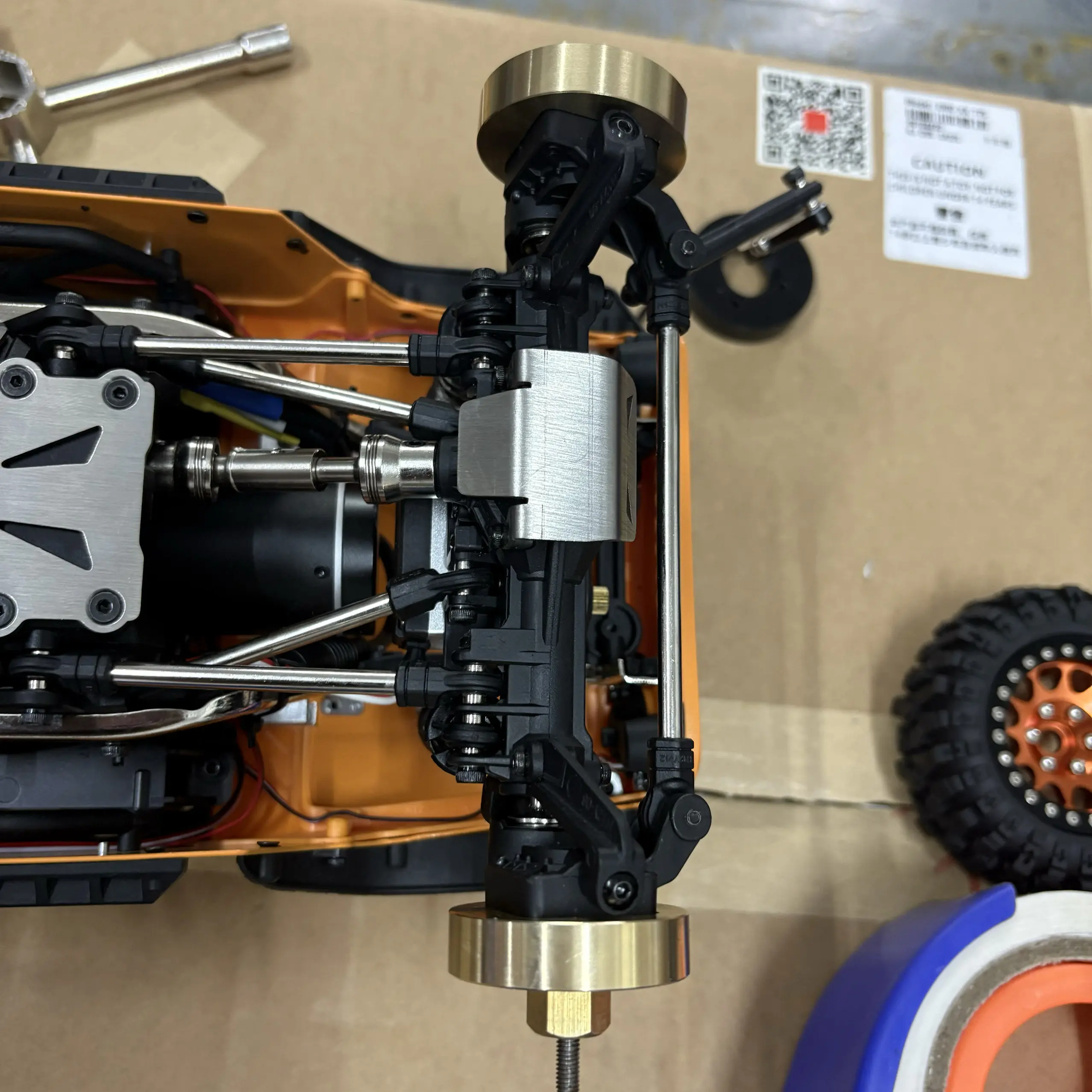 

Mjx Solid Brass Axle Counterweight For H12y H12y Plus 1 12 Scale Rc Crawler Upgrade Modified Parts For Rc Hobby Enthusiasts