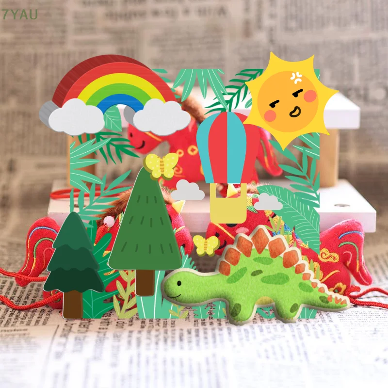 

1Pcs Cartoon Stuffed Doll Toy Zodiac Horse Pendant Cute Pony Plush Keychain Bag Hanging Decoration Car Key Holder New Year Gifts