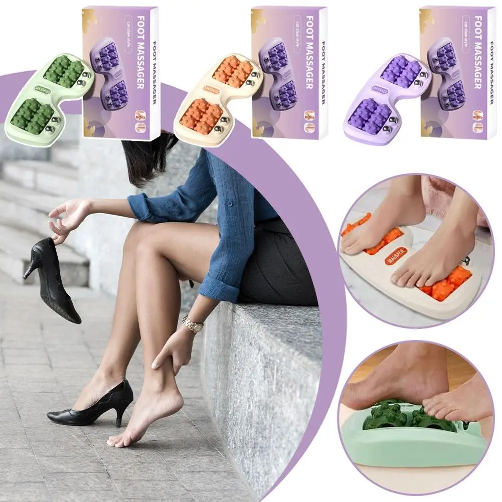 

Роликовый массажер для ног с кошачьей лапой, массажный ролик для ног, магнитный ролик с шариками, многоточечный массажер для ног, терапия для ног, инструменты для массажа ног