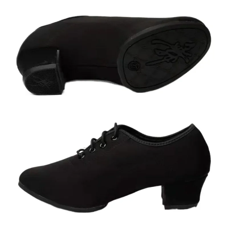 Zapatos con tres suelas suaves para adultos, zapatos de baile latino, Salsa, Chacha para adultos, niños y hombres para practicar m