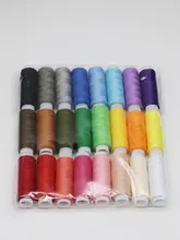 24 Colour Polyester Machine Embroidery Sewing Threads Hand Sewing Thread Craft Patch Steering Wheel Sewing Supplies 24 Colour Polyester Machine Embroidery Sewing Threads Hand Sewing Thread Craft Patch Steering Wheel Sewing Supplies
