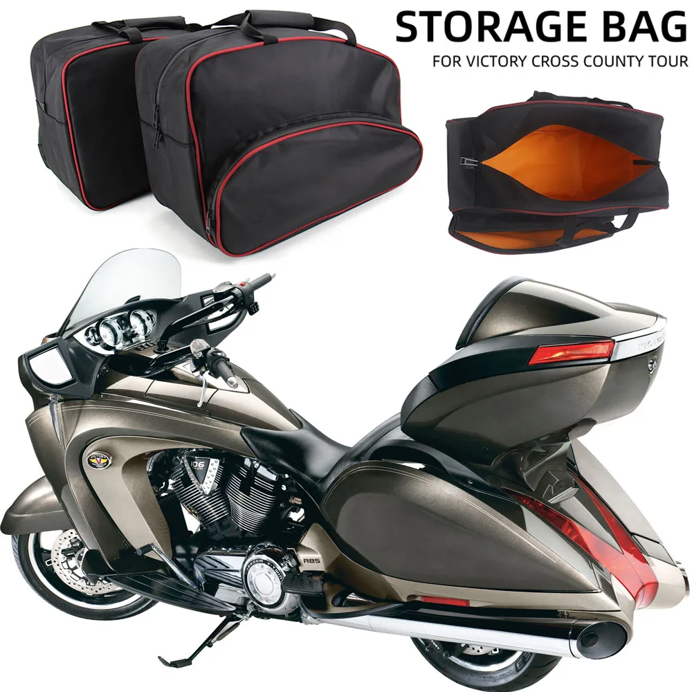 

NEW Motorcycle Saddle Bags Side Storage Luggage Bag Inner Bag Liner FOR Victory Cross Country Tour