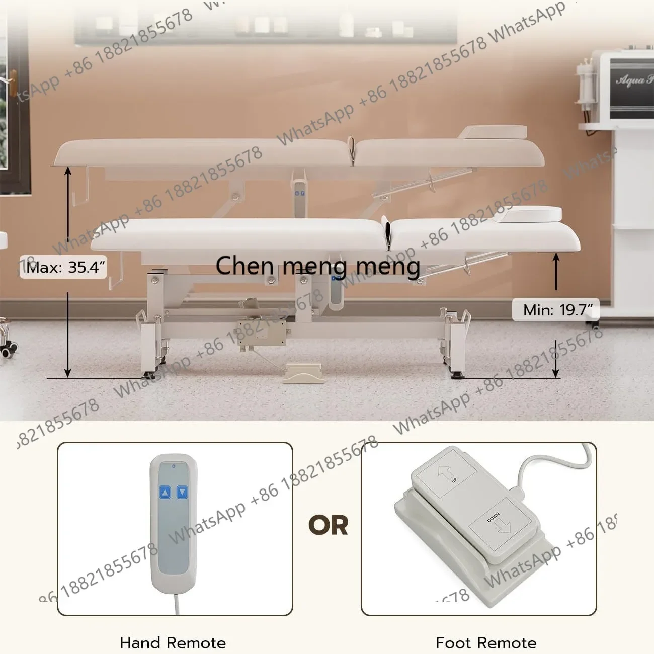 

Лидер продаж, электрическая подъемная пластиковая кровать, медицинская красота, электрическое массажное кресло для салона красоты, передвижное