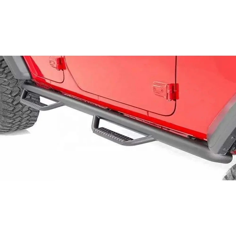 MusixiA Nerf Bar Universal Pickup Truck 4 Doors Aluminum Side Step Running Board For Ford Bronco 2021+ Tacoma Tundra 4Runner