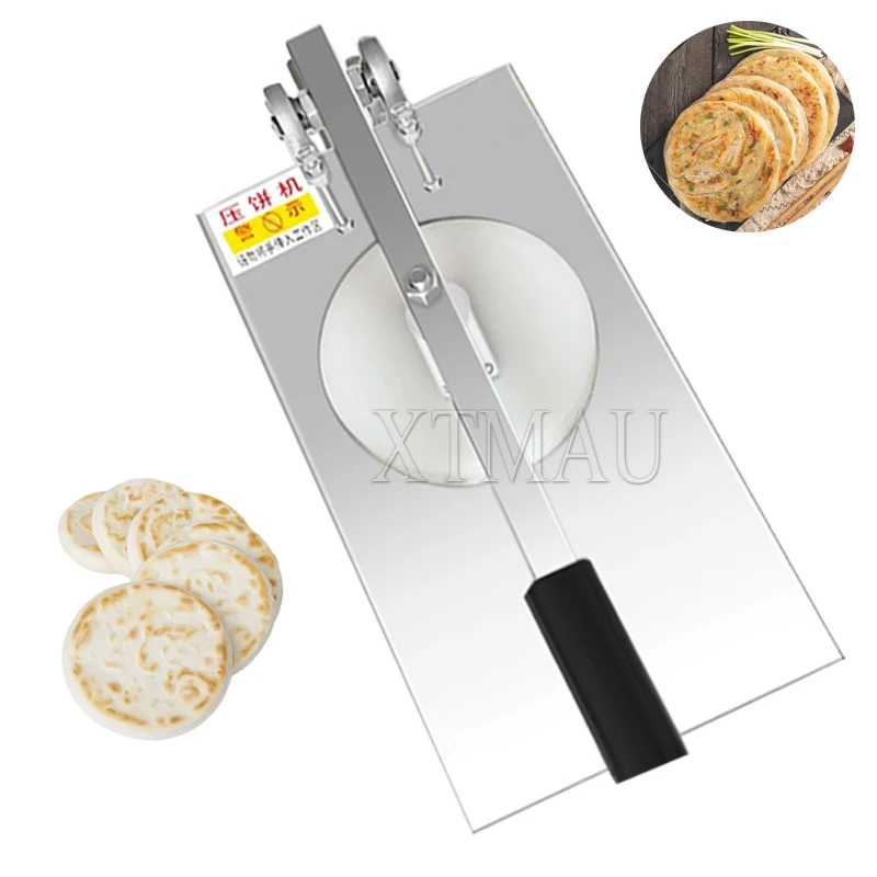 Commercial 18cm Manual Dough Press Machine Dough Roller Sheeter Pizza Dough Press Machine