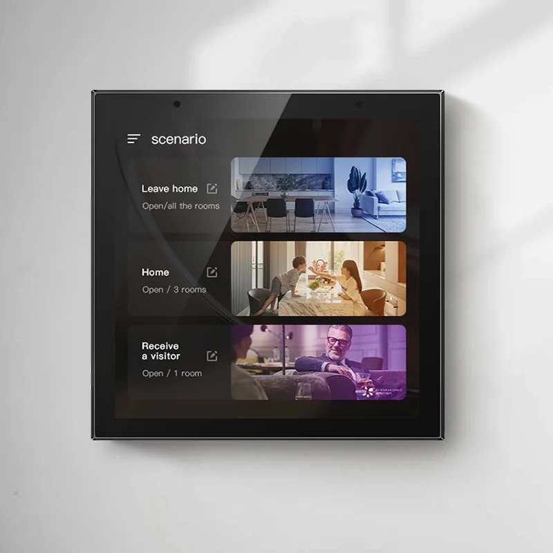 

Tuya Smart Home Multi-functional Touch Screen WiFi Zigbee Panel 4/6 inches Central Control for Intelligent Scenes