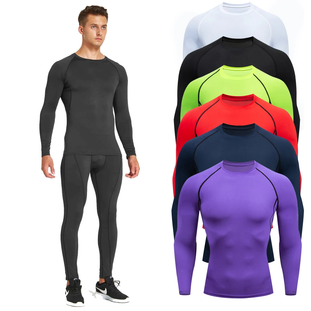 

Pop Underwear For Men Camiseta Termica Sport Tight Shirt Men's Underwear Thermos Cueca Hombre Quick-Dry Ropa Interior Hombre