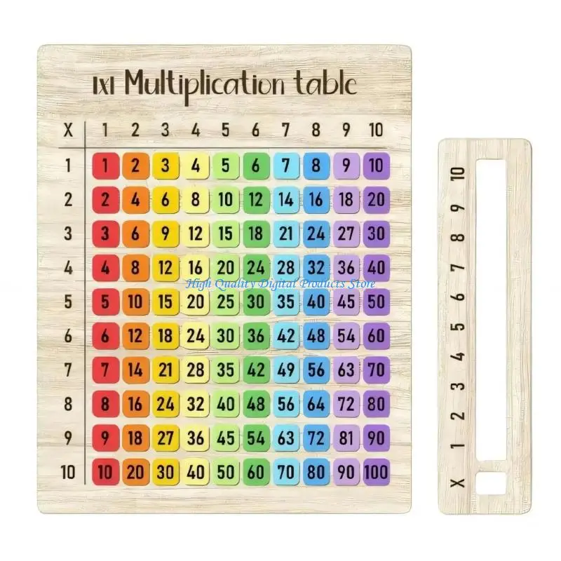 U2JE Colorful 3D Number Wooden Arithmetics Teaching Equipment For Youngly Students