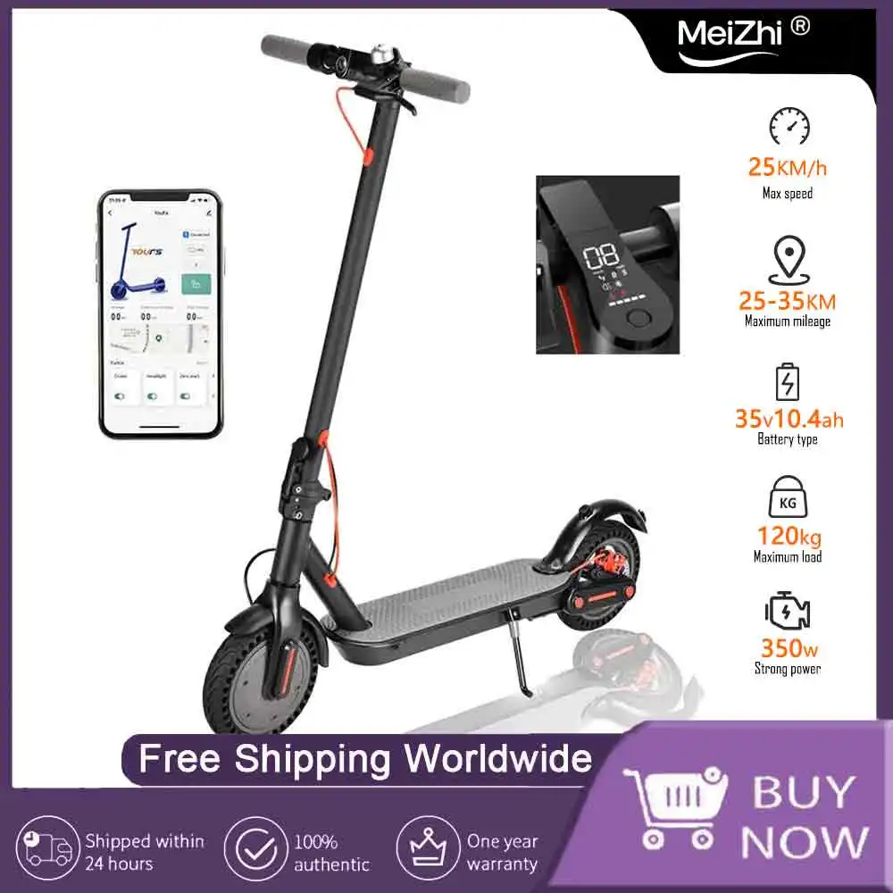 

N7PRO 350W Adult Escooter 36V 10.4Ah Kick Scooter Electric Scooter Support APP Lightweight Long Range 30km Scooter EU Warehouse