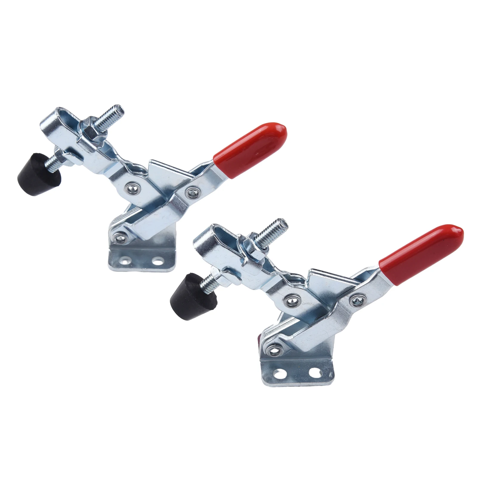 2pcs GH-102B Horizontal Toggle Clamp 100Kg 220lbs Quick Release Vertical Toggle Clamps Woodworking Fixing Clip Carpentry Tools