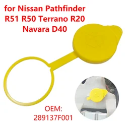 Car Windscreen Washer Fluid Reservoir Cap Bottle Lid 289137F001 for Nissan Pathfinder Terrano Mistral Navara D40