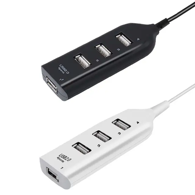 High Speed USB Hub 4 Port USB 2.0 with Cable Mini USB Splitter Hub