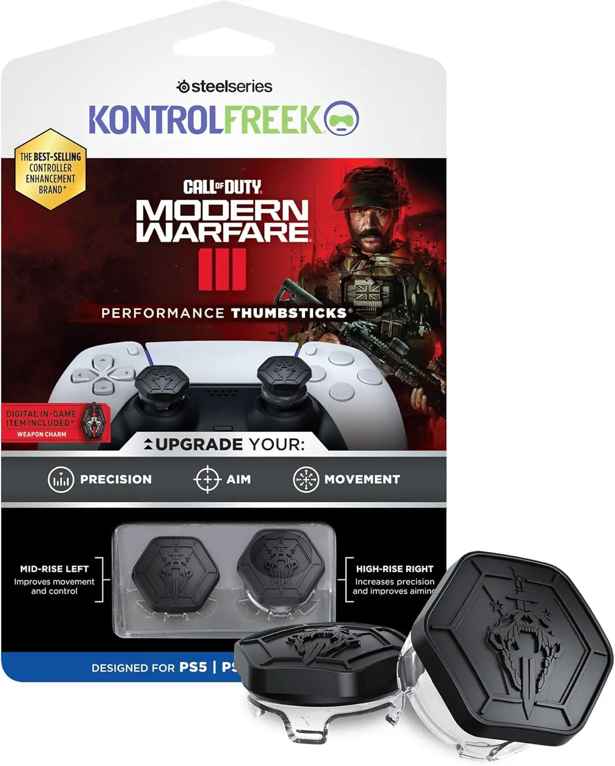 Freek Galaxy FPS для Playstation PS4 Высоковой аналоговый джойстик PS5 Контроллер-джойстик Performance Command Stick Game Силиконовый колпачок
