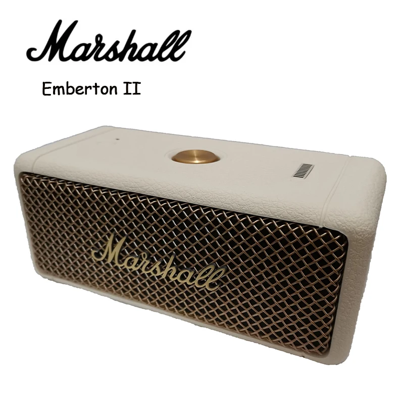 Original Marshall Emberton II Portable Bluetooth Speaker IPX7 Waterproof Subwoofer Stereo Bass Sound Outdoor HK Version Speakers