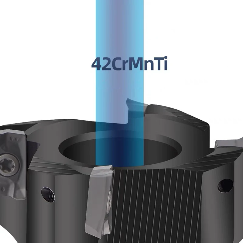 CNC 90 درجة الزاوية اليمنى قاطعة المطحنة رئيس BAP300R BAP400R الكتف الوجه مطحنة رئيس أدوات + APMT1135 APMT1604 كربيد إدراج