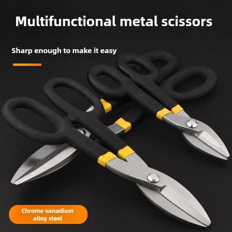 

Heavy Duty Metal Sheet Shears Tin Snips Straight Shears Cutting Tool Hand Tool Scissors