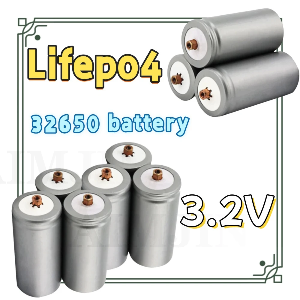 

with Screw 32650 6000mAh 3.2V Lifepo4 Professional Lithium Iron Phosphate Power Battery