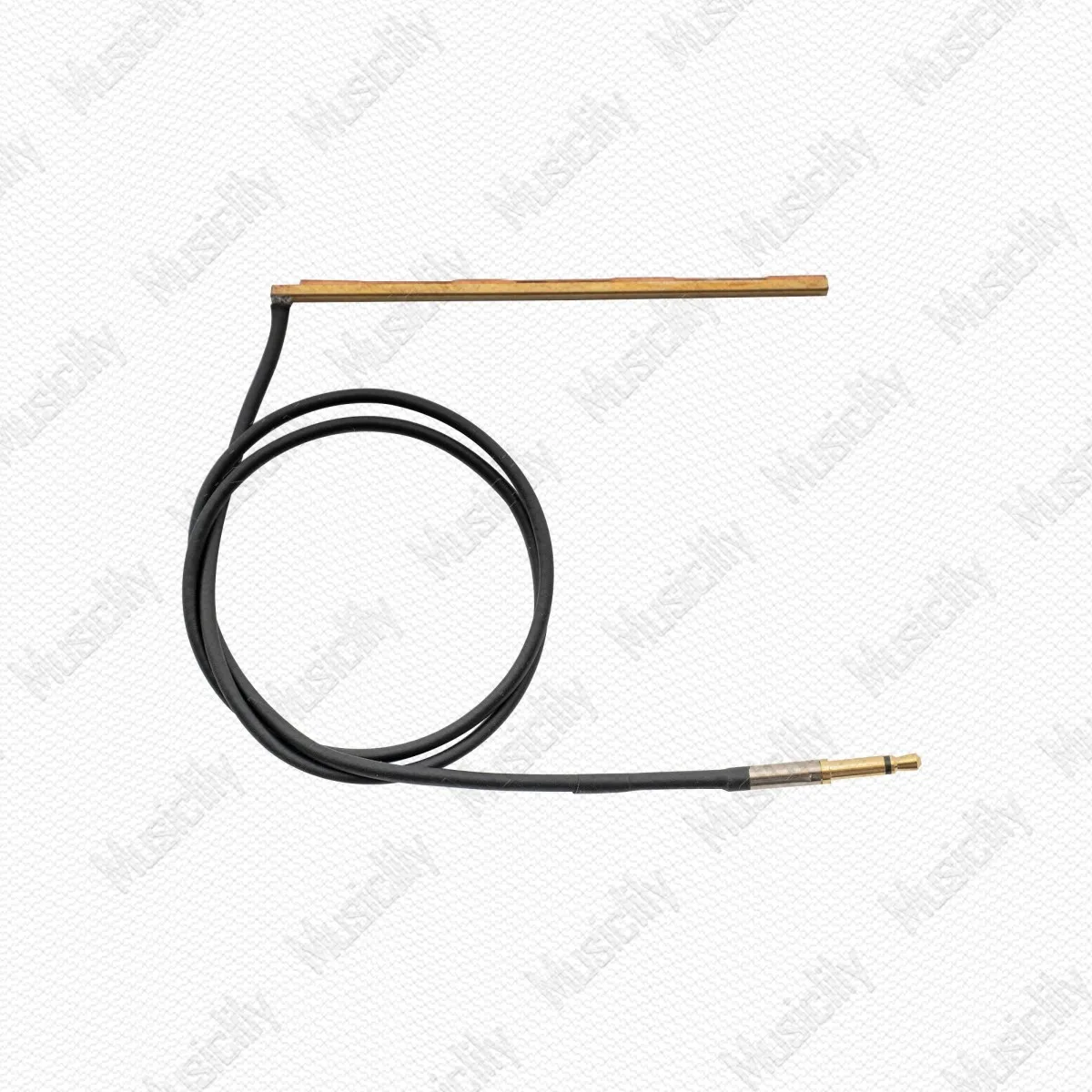 Under Saddle Piezo Pickup Bar 2.5mm Plug Ceramic Transducer for 4/5/6 String Acoustic Guitar Folk Bass Pickup