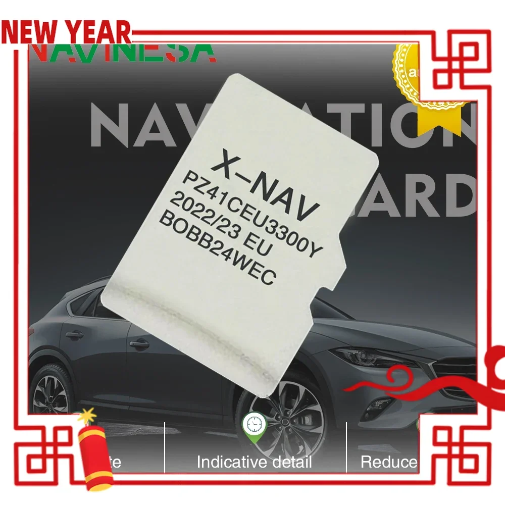 

For Toyota AYGO 2023 Navigation TF Card X-NAV Map Cover Austria Andorra Belgium Bulgaria Switzerland Czech Republic Germany