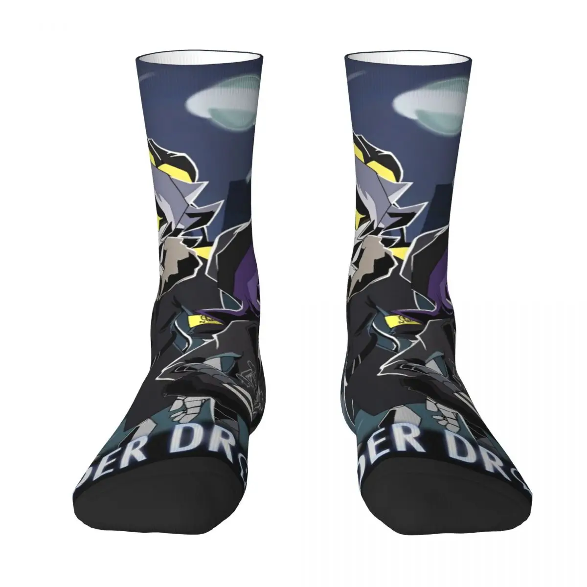 Robot Murder Drones V Uzi Socks Winter Stockings Kawaii Men Soft Socks Pattern Outdoor Sports Non-Slip Socks