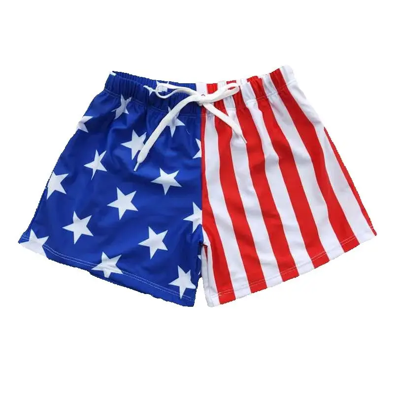 

Baby Boy Beachwear Clothing 4th of July Children Toddler Stars Shorts Kid Swimsuit Children Summer Swimwear Swimming Trunks