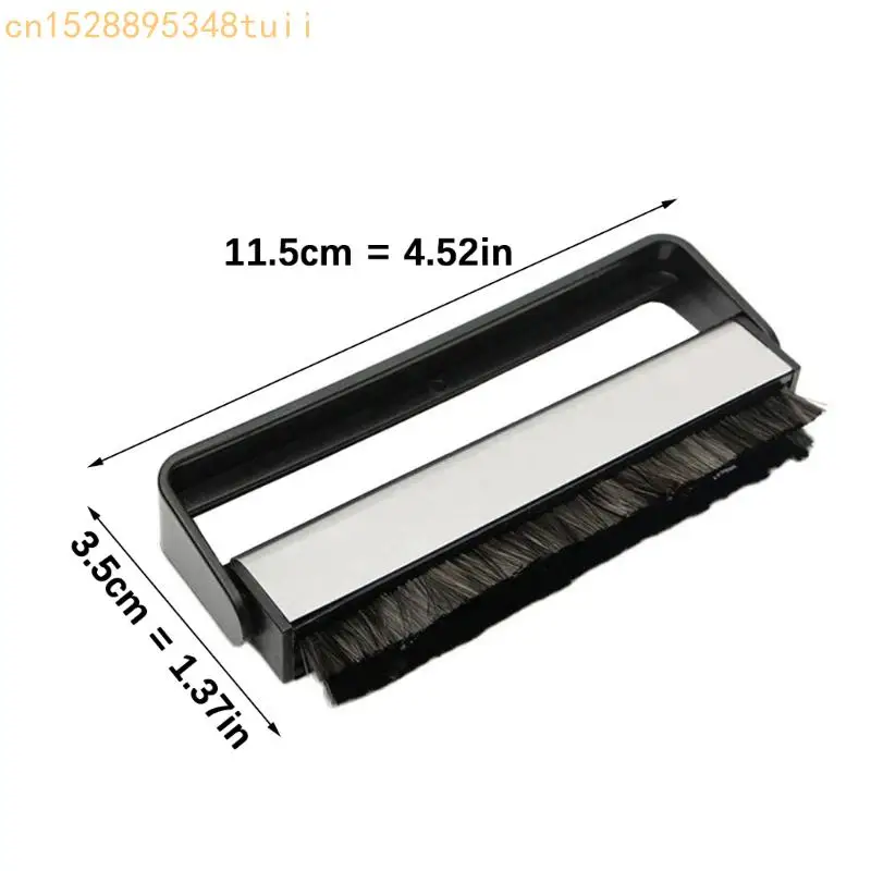 Rivegno detergente per record fibra carbonio Y4QF per vinils LPS CDS Ergonomic Hand Brush