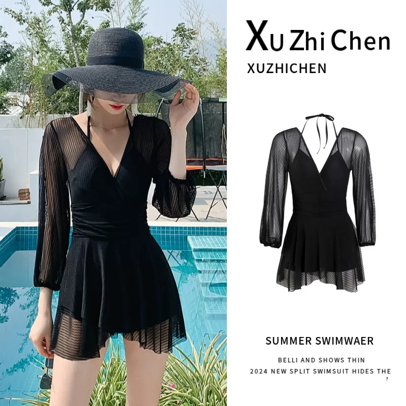 

Swimsuit Women's New Black White Hot Spring