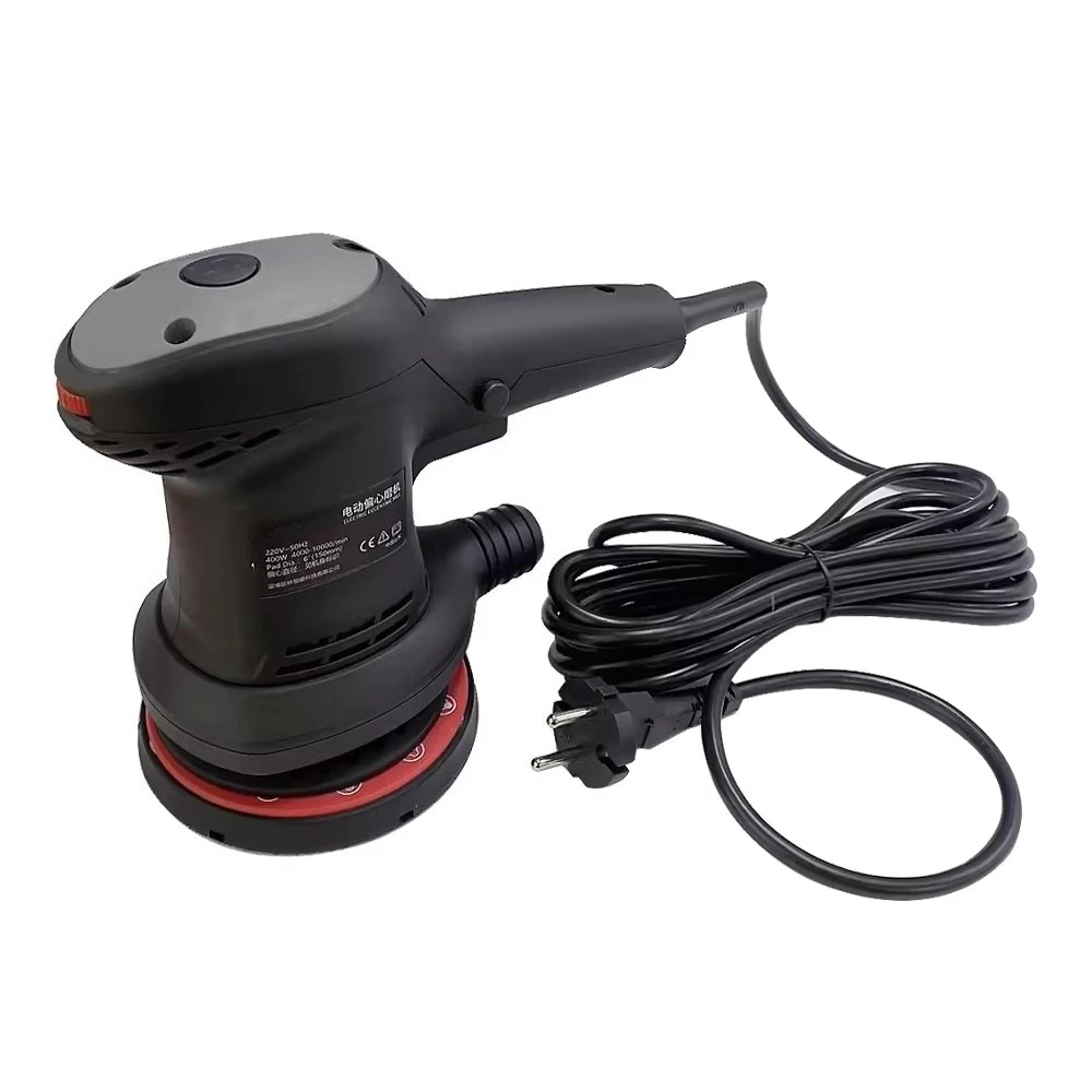 PRODUCT 5 Inch Electric Random Orbital Sander 3mm Dustless 220V Variable Speed 400W Hook & Loop Pad