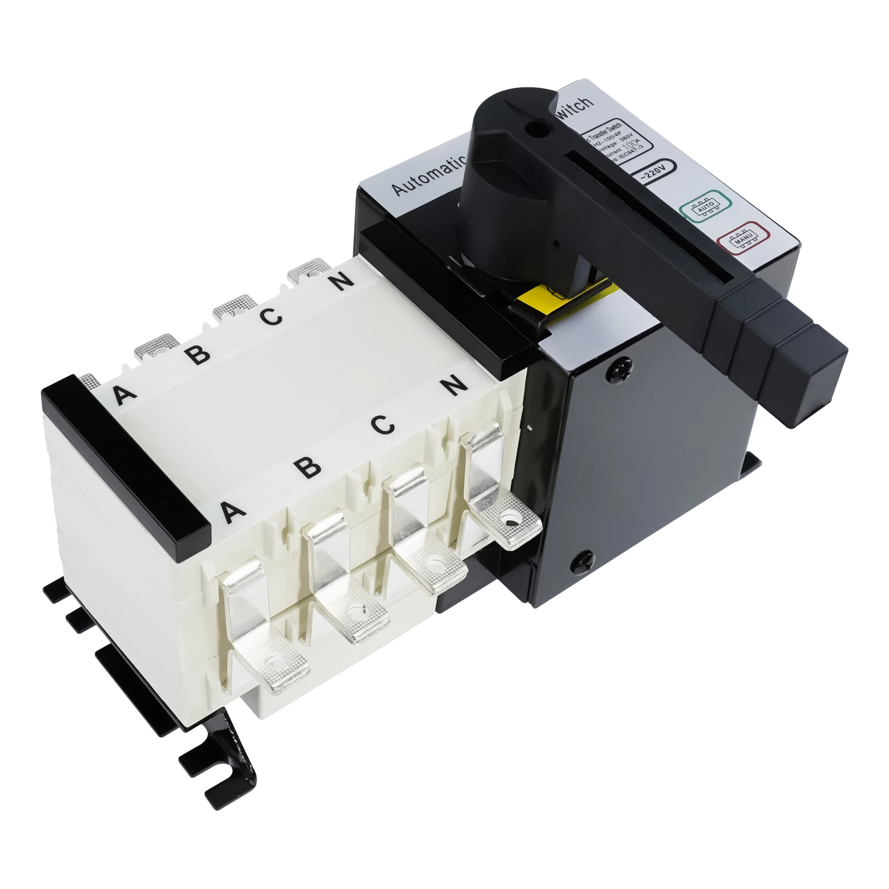 Imagem -02 - Interruptor de Transferência Automática Jotta Ats 100a 220v 230v 380v 440v Pólo Fase