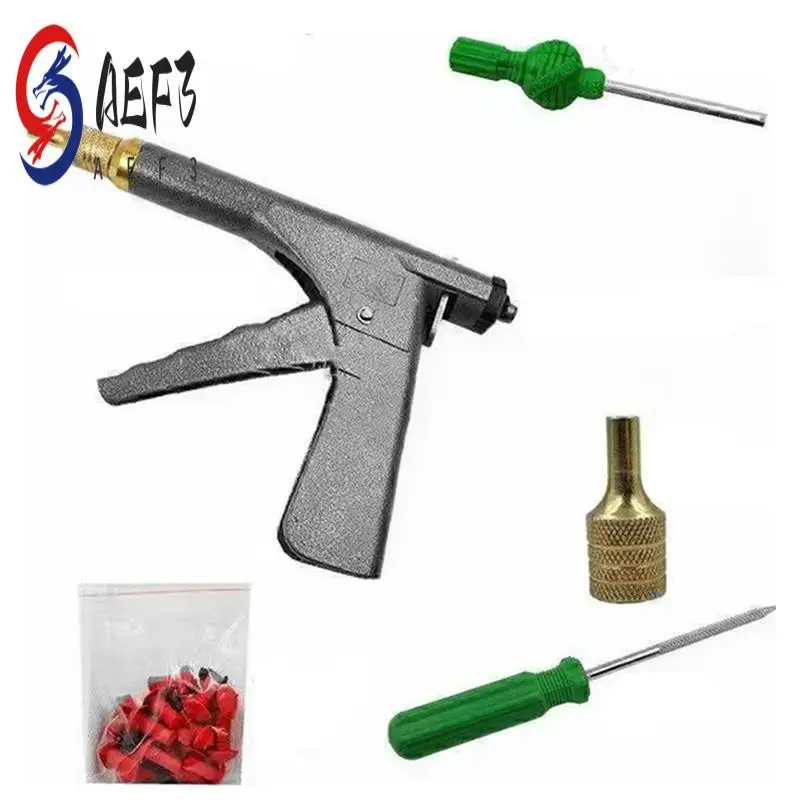

AEF3-Car Tire Repair Tool Kit Auto Bike Tire Repair Puncture Plug Garage Motorcycle Wheel Vacuum Kit Plastic Car Tire Repair Too
