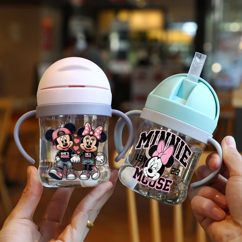 

Mickey Minnie Mouse UV DTF Transfer Sticker Mug Cup Water Bottle Baby Drinking Cup Decor Decor DIY Logo Self Adhesive Decals