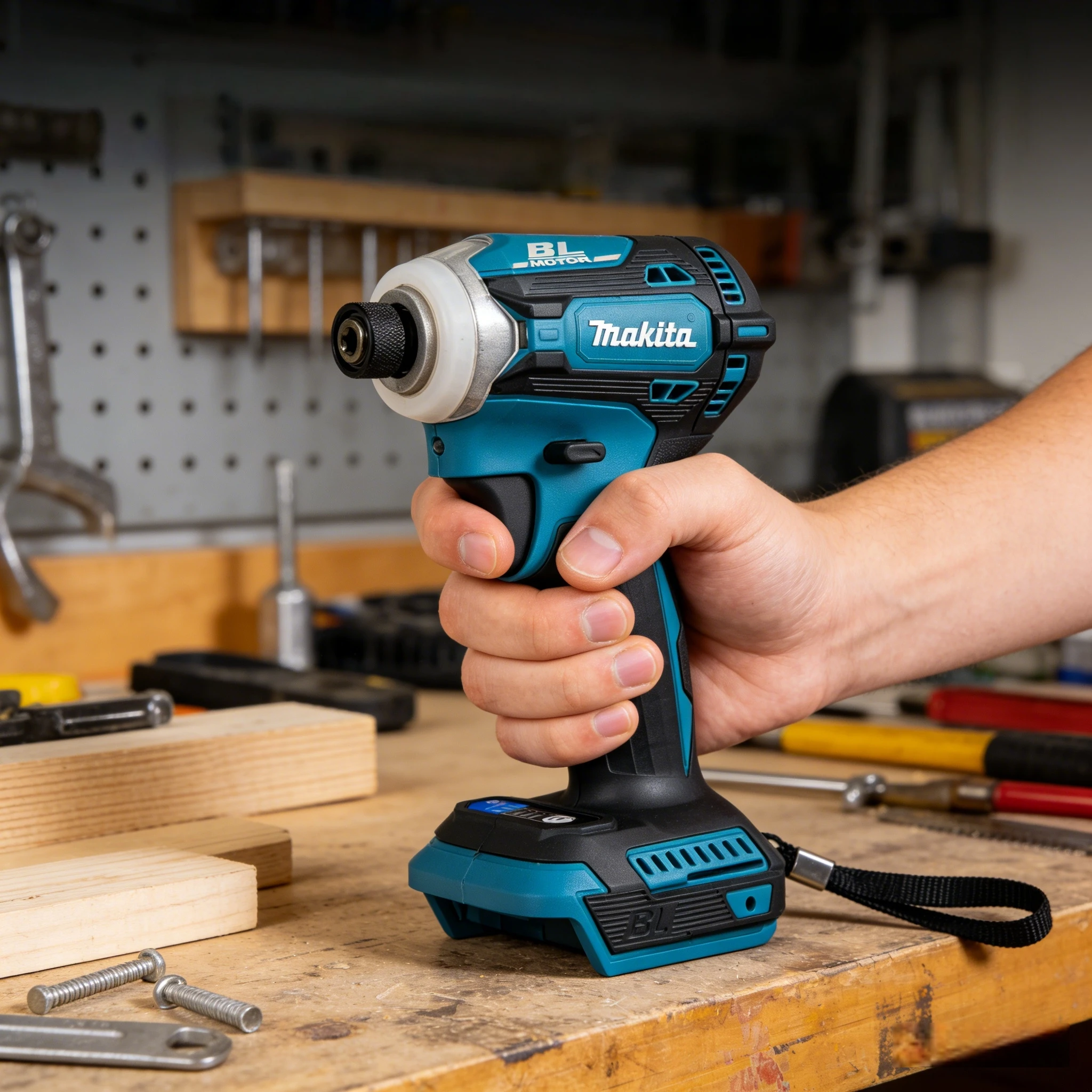 

Аккумуляторный ударный шуруповерт Makita DTD171, 18В, высокомощный, бесщеточный, литиевый, с высоким крутящим моментом, для аккумуляторов Makita 18В