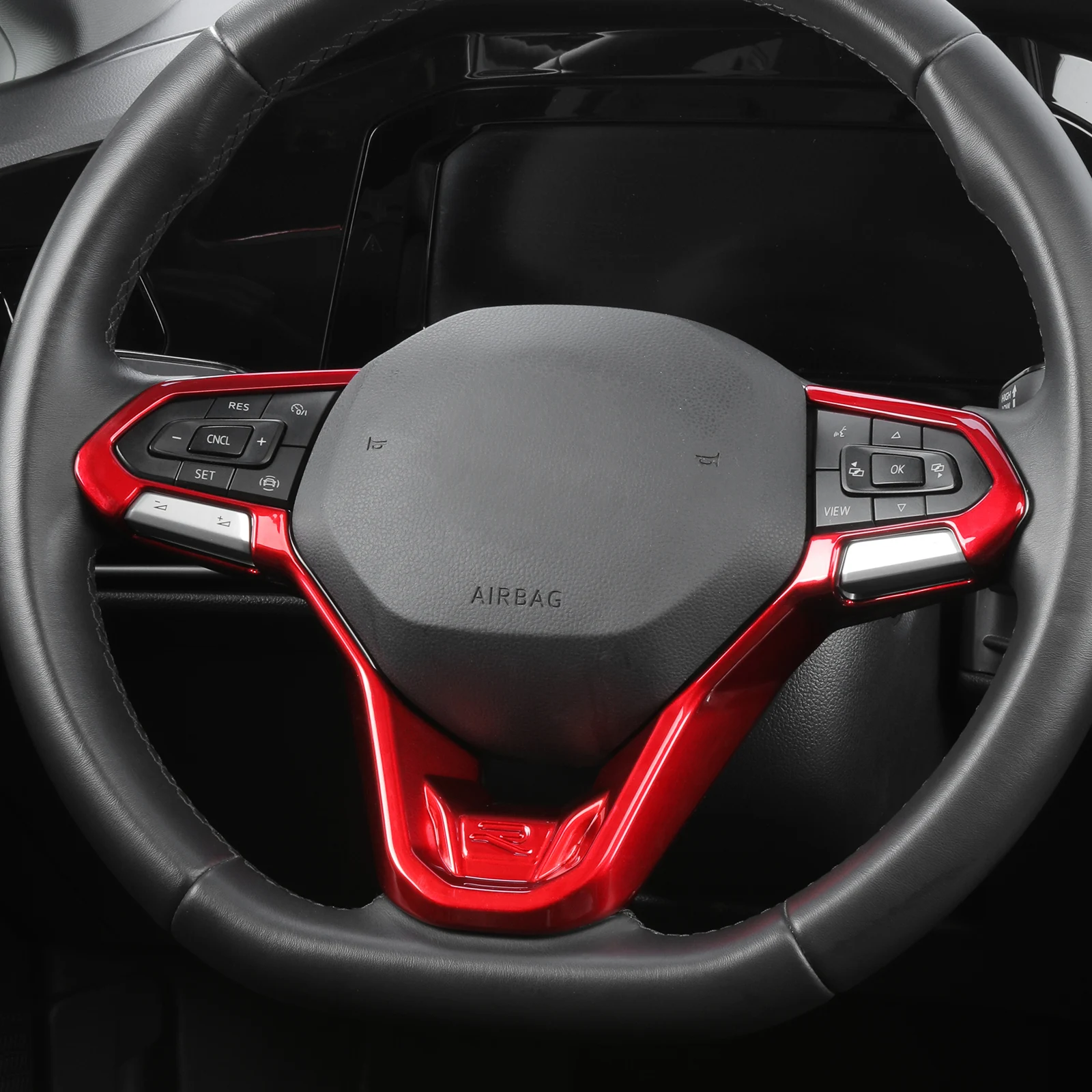 

Красная накладка на кнопку переключения на рулевом колесе для VW Golf 8 MK8 2021 2022 2023, аксессуары для интерьера