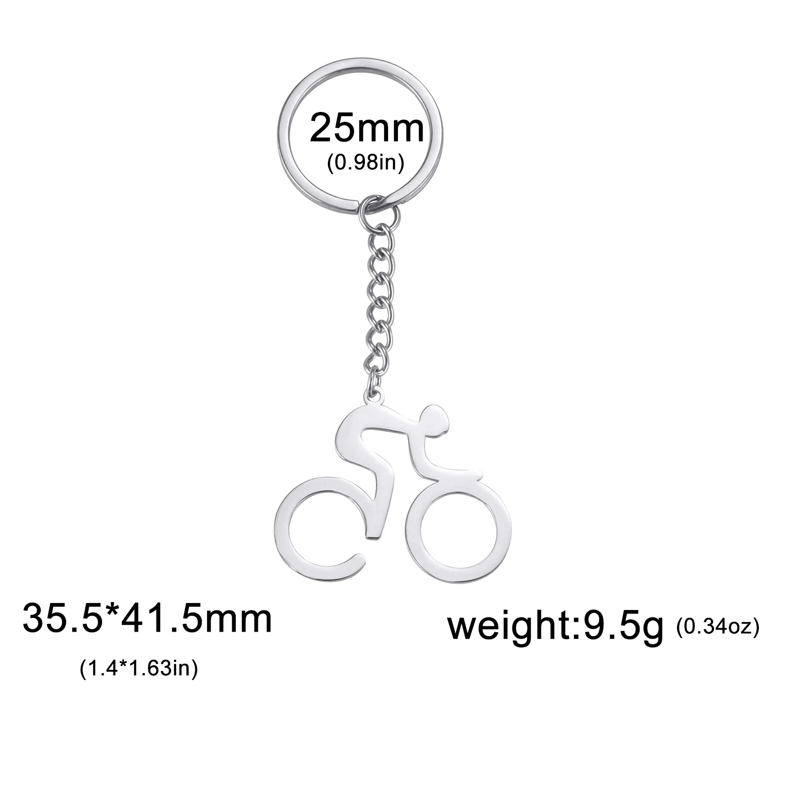 Skyrim-سلسلة مفاتيح لركوب الدراجة من الفولاذ المقاوم للصدأ للرجال والنساء ، سلسلة مفاتيح لركوب الدراجات ، هدية رياضية لركوب الدراجات ، مجوهرات أنيقة