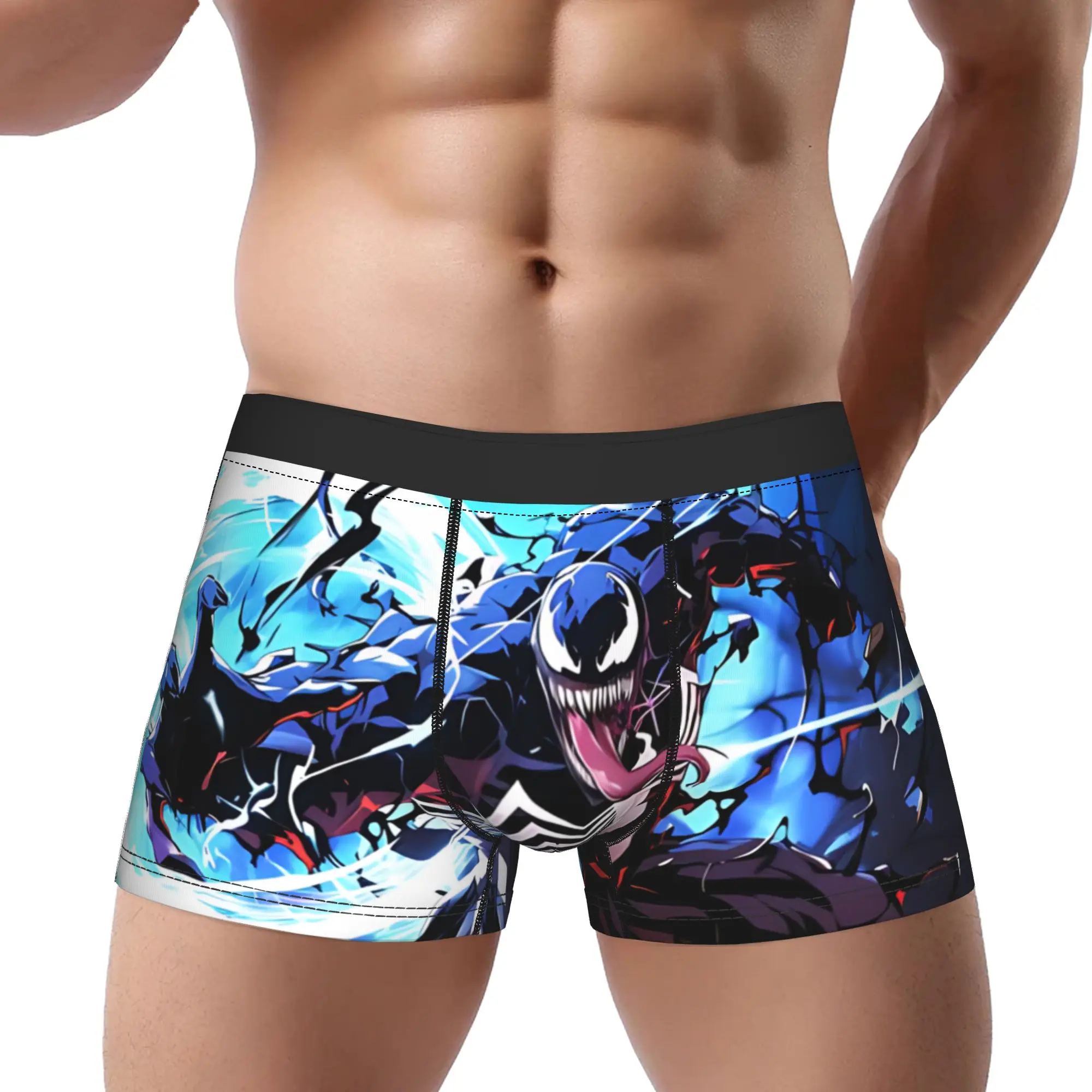 

Трусы-боксеры Venom для взрослых 18+, мужские трусы, удобные шорты, боксеры-брифы