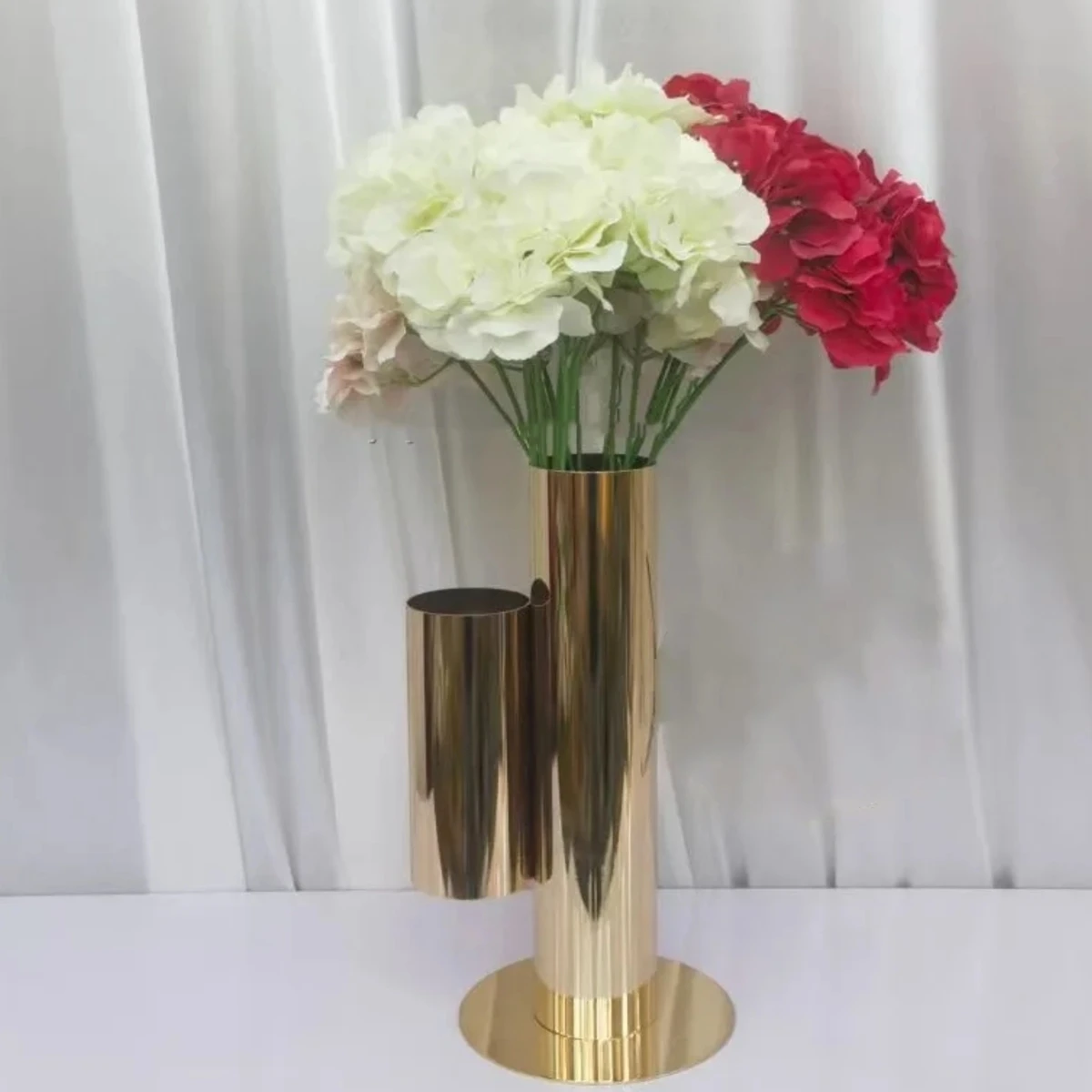 

Metal Wedding Cylinder Flower Vase Decorative Table Centerpieces Wedding Centerpieces & Table Decorations Table Centerpiece Flow