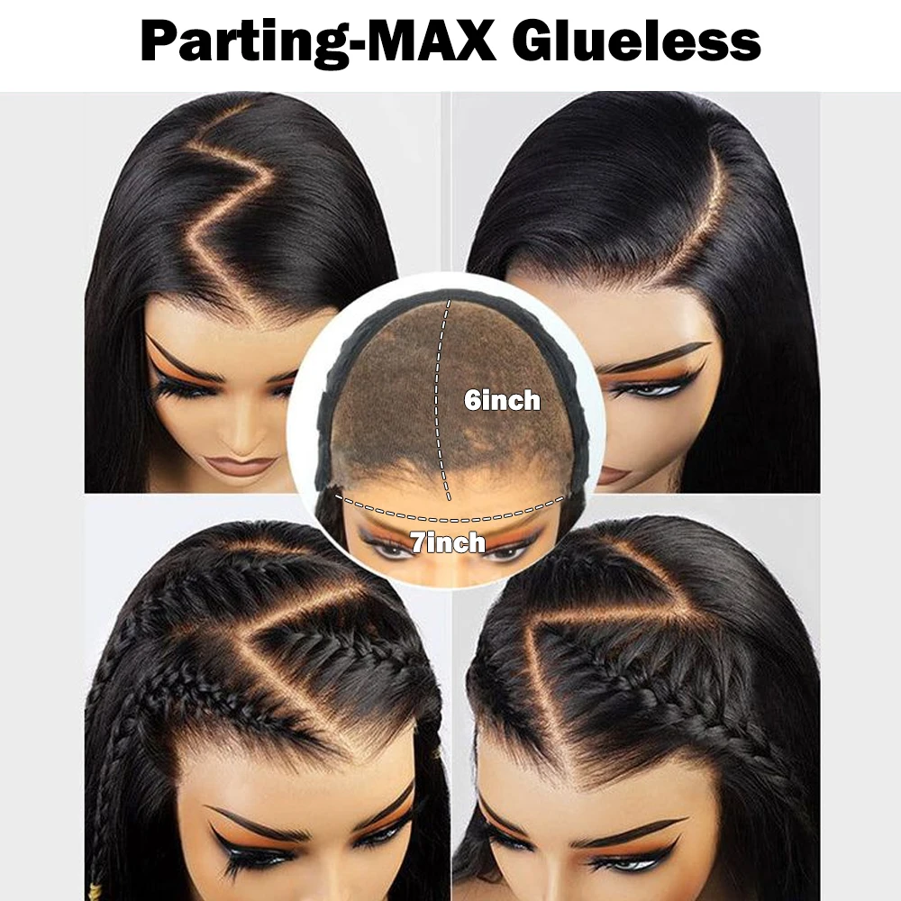 Wig Rambut Manusia Renda Depan Gelombang Tubuh 30 40 46 Inci 7X6 Wig Frontal Renda 13X6 Hd Pra Pencabutan Wig Tanpa Lem Rambut Manusia Siap Dipakai
