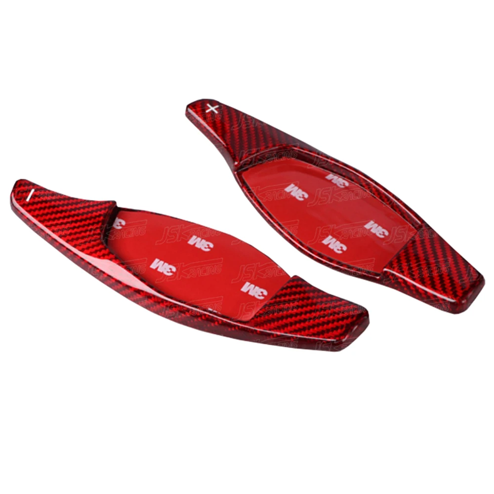 Red Carbon Fiber Shift Paddles For Audi Tt Rs 2016-2018