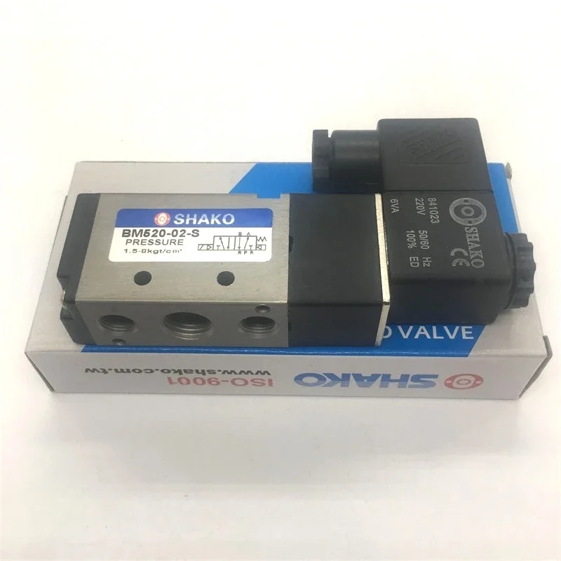 BM520-02S/03S/04S two-position five-way solenoid directional valve