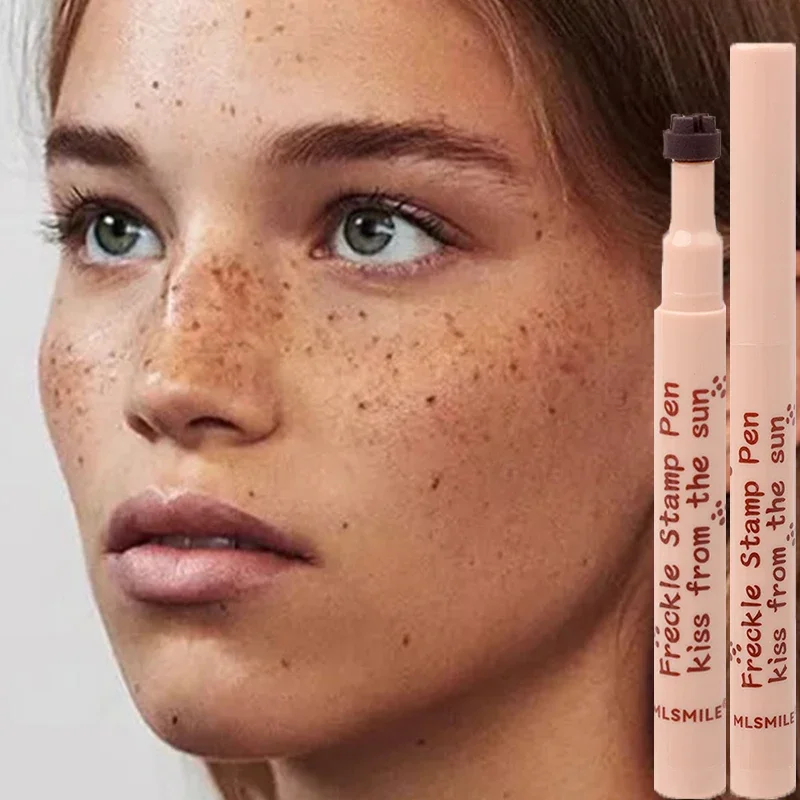 Waterproof Freckle Pencil Natural Lifelike Fake Freckles Dot Spot Pencil Long Lasting Easy and Convenient Faces Makeup Cosmetics